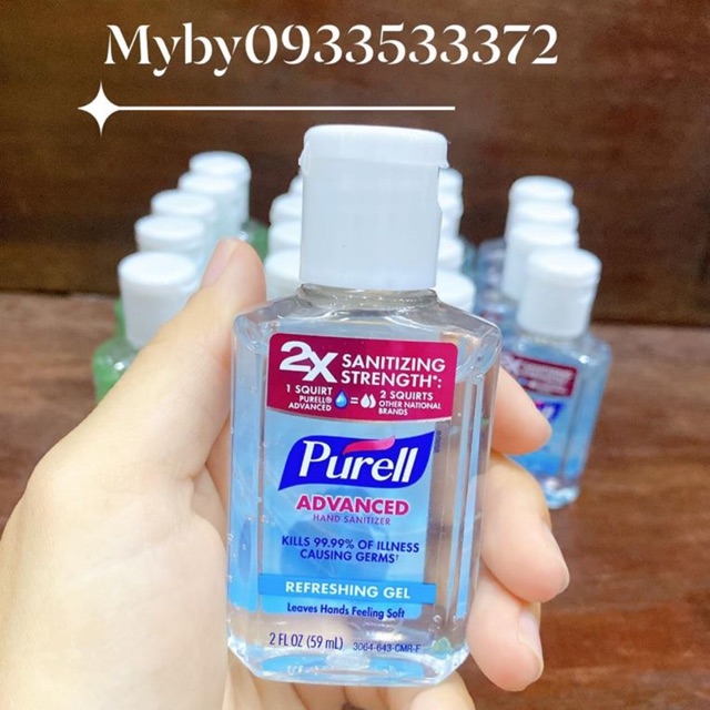 Nước rửa tay diệt khuẩn 99,9% Purell của mỹ