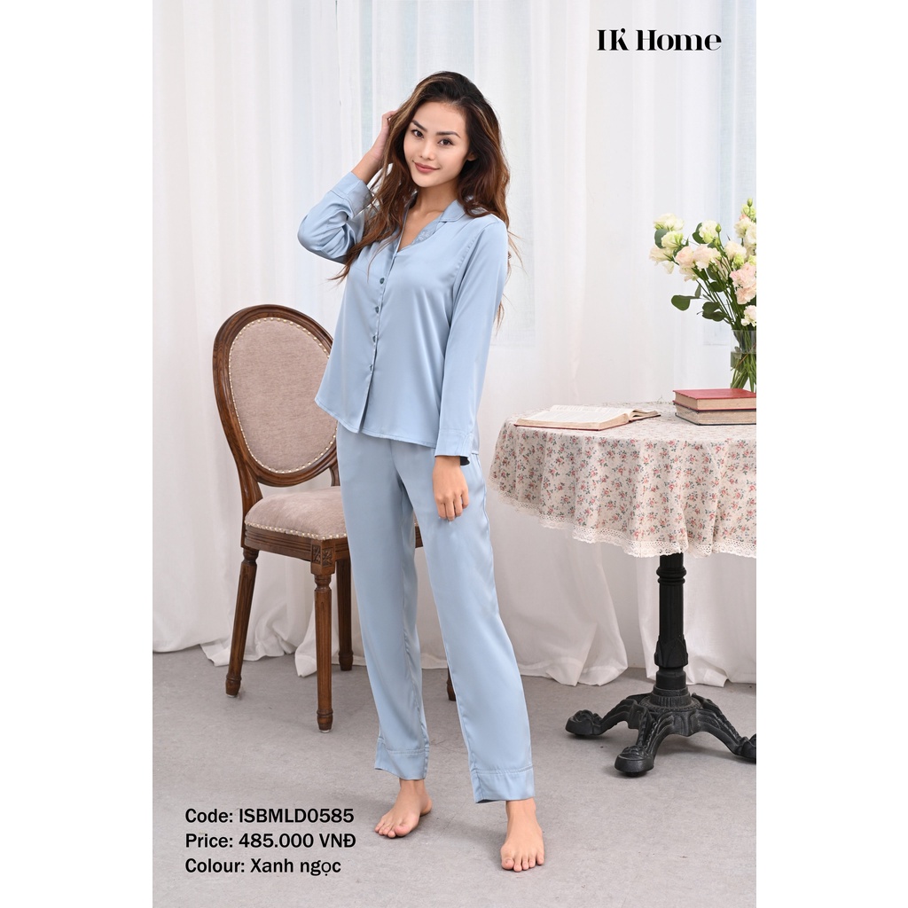 Bộ mặc nhà áo dài tay quần dài IK 0585 Giá 485,000đ