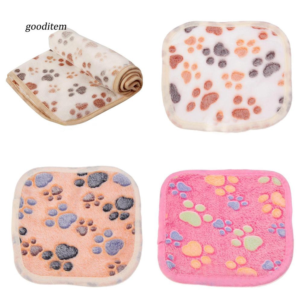 Tấm thảm nằm chất liệu bông mềm mại in hình dễ thương cho thú cưng