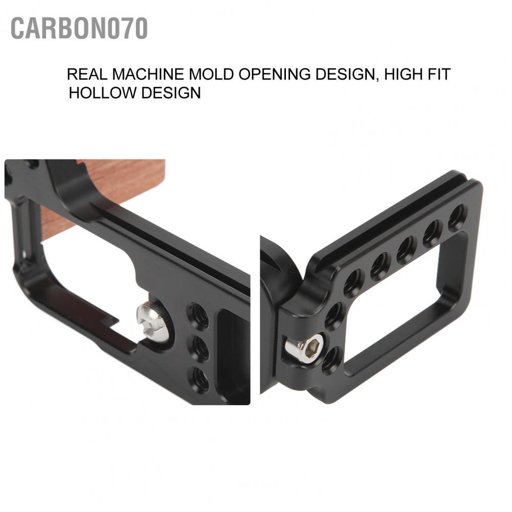 Hàng HOT Giá đỡ Tay Cầm Chữ L Tháo Lắp Nhanh Bằng gỗ cho Máy ảnh Fujifilm X T30【Carbon070】