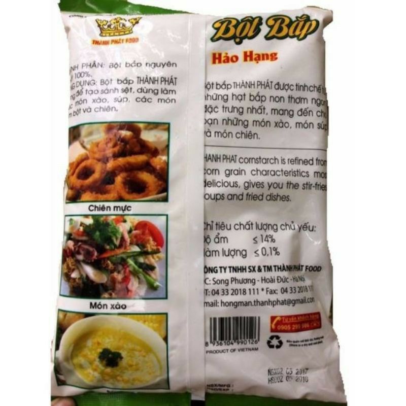 Bột Bắp Thành Phát làm các loại bánh thơm ngon - loại 400gr