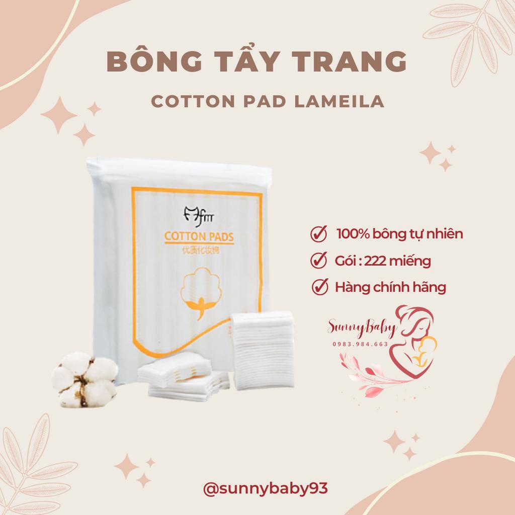 Bông tẩy trang 222 miếng Lameila Nội Địa Trung - Hàng Chính Hãng