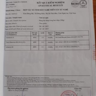 500g Tinh bột nghệ nếp đỏ