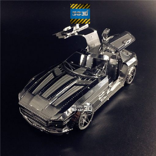 Mô hình 3D kim loại lắp giáp Mercedes-Benz SLS AMG GT [Chưa lắp]