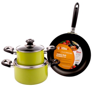 Bộ nồi chảo Goldsun AE12@-3106AG