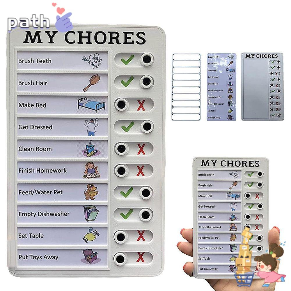 Bảng Ghi Chú RV Điều Chỉnh Được Cho Người Già Chăm Sóc Sức Khỏe MY CHORES Reminding Time