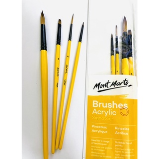 Bộ 4 cọ vẽ Acrylic Mont Marte