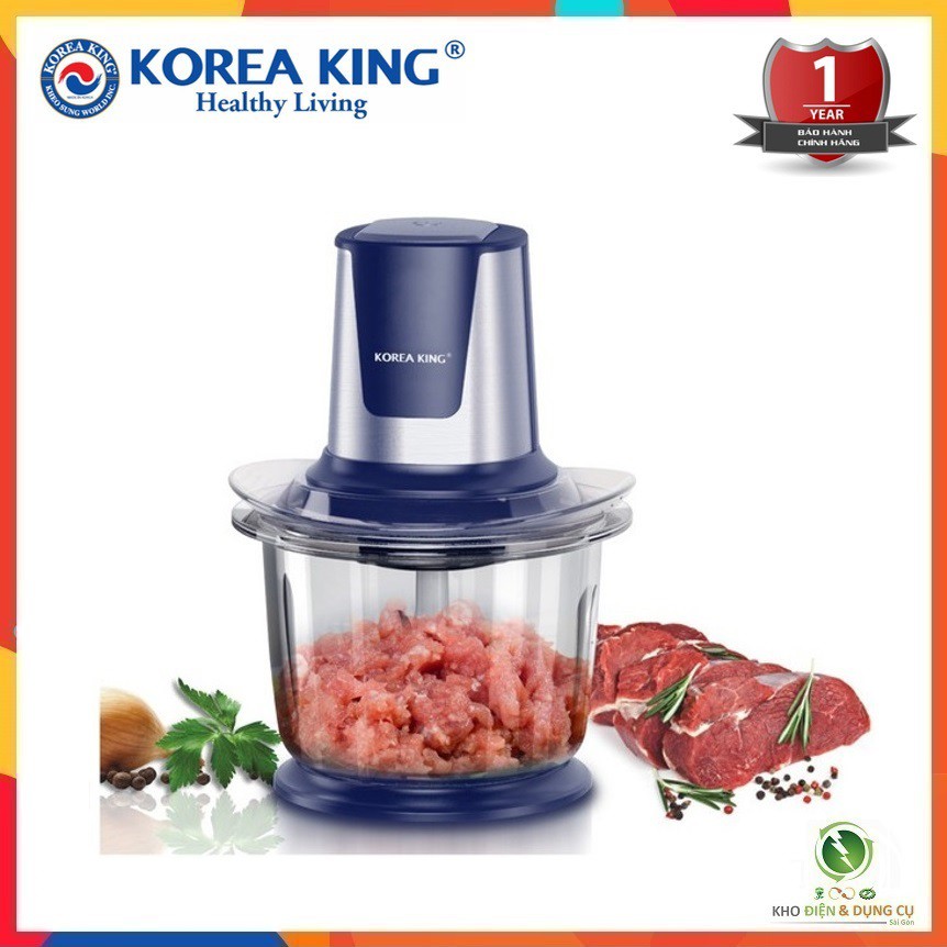 MÁY XAY THỊT GIA ĐÌNH KOREA KING KMC-9066G ĐA NĂNG DUNG TÍCH 1,5 LÍT ( BẢO HÀNH 12 THÁNG )