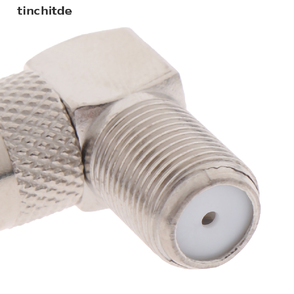 Bộ 5 Đầu Nối RF Góc 90 Độ Nối F Female Sang Female Cho TV