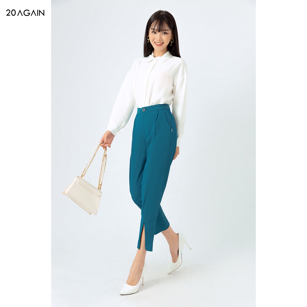 Áo sơ mi nữ dài tay cổ đức 20Sexy by 20AGAIN, thiết kế công sở thanh lịch ASA1473
