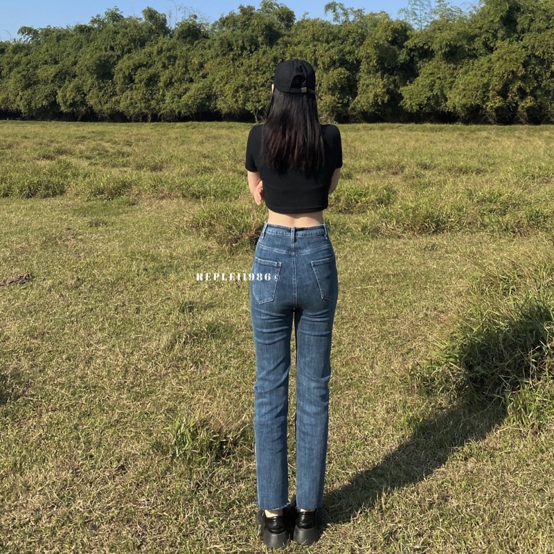 [Mã FAMARAL1 giảm 10K đơn 50K] [ ẢNH THẬT ĐỘC QUYỀN ] Quần jeans ôm xích 2 bên 128