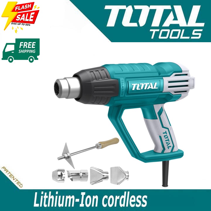 Máy khò nhiệt nóng - Máy thổi nhiệt - Công suất máy 2000W Thân và tay có đệm cao su chống vỡ TB2006 - CHÍNH HÃNG