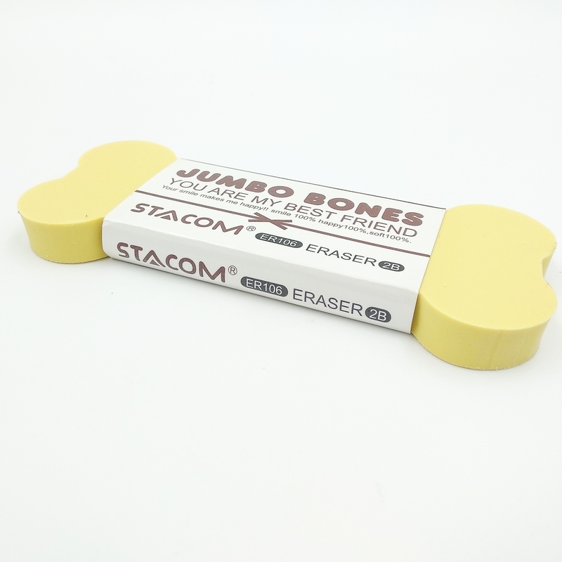 Gôm Stacom Jumbo Bones Lớn ER106 - Màu Vàng