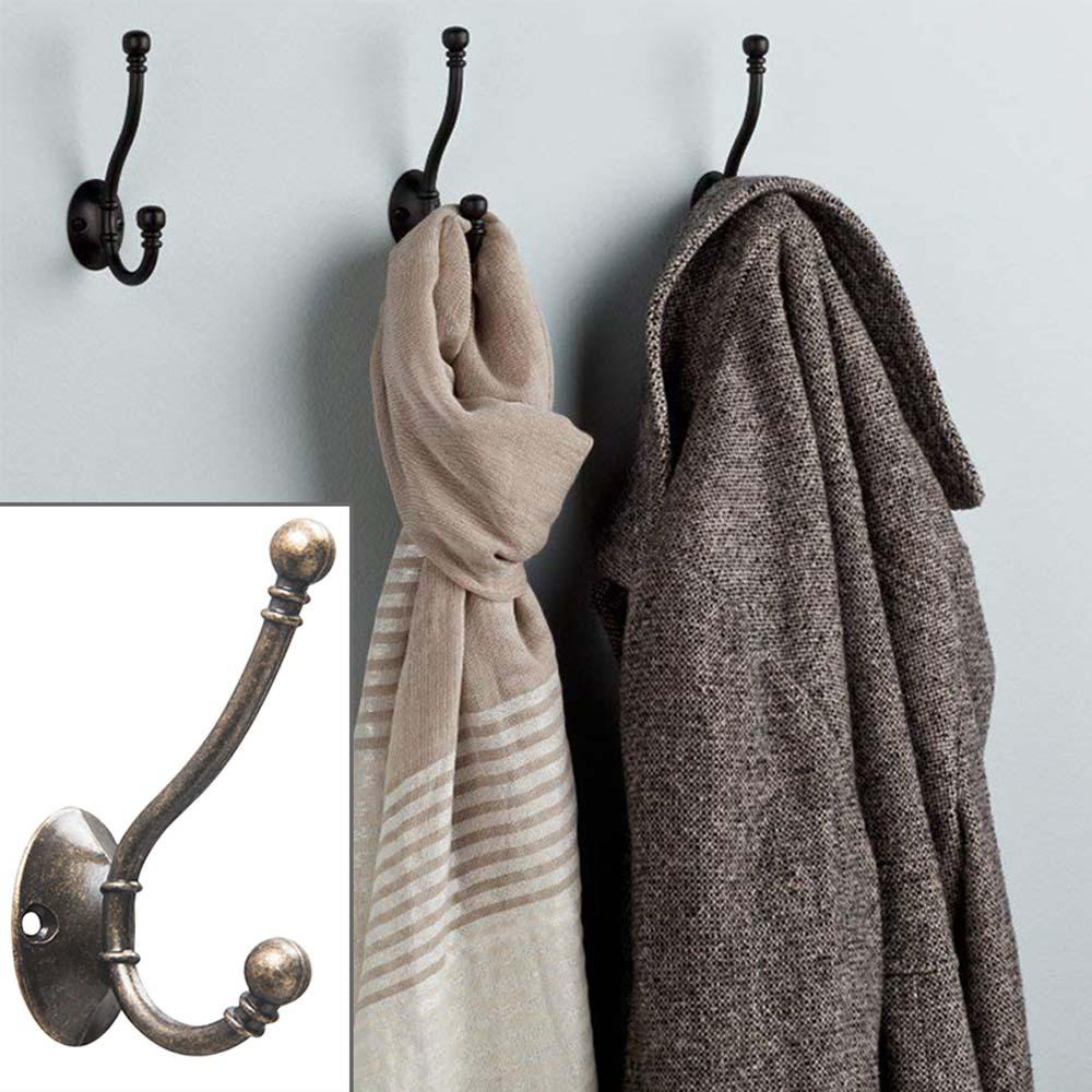 1 Móc Treo Đồ Gắn Tường Bằng Kim Loại Đồng Cứng Chống Rỉ Đa Năng Cho Nhà Tắm