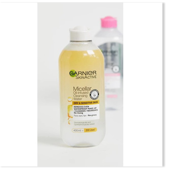 [Mã giảm giá] Dầu tẩy trang Garnier Skin Active Oil Infused Micellar Cleansing Water (Bill Anh)