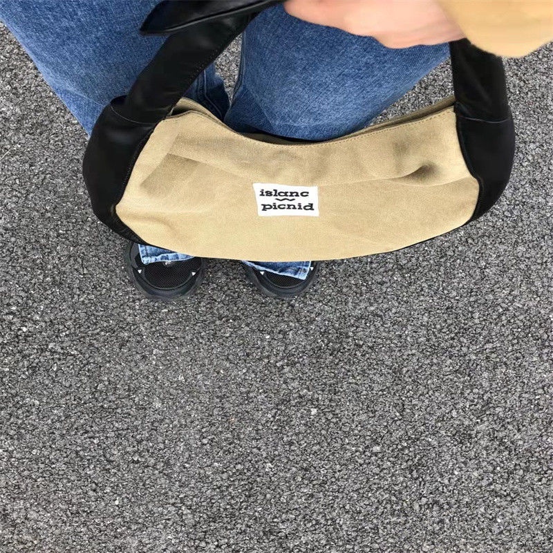 Túi Xách Đeo Vai Vải Bạt Cỡ Lớn Thời Trang Thiết Kế Mới 2022