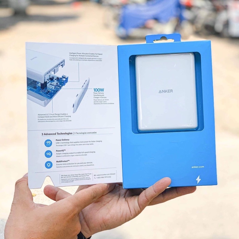 Sạc Anker Power Atom PD 4 100W New Anker 100%