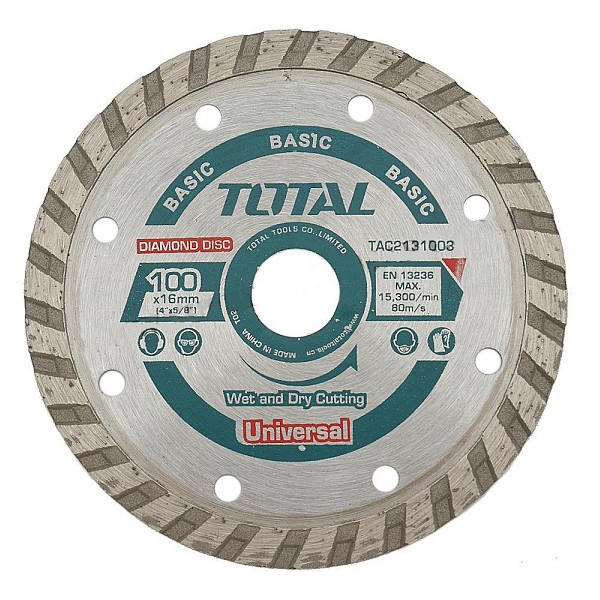 ĐĨA CẮT GẠCH CÓ PHỦ HỢP KIM NHÂN TẠO TOTAL TAC2131003  ĐĨA CẮT GẠCH