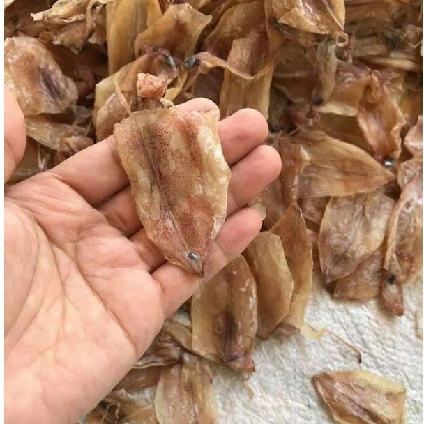 Mực Khô Mini Đảm Bảo Chuẩn Ngọt Và Dày Cơm - khoảng 180-200 con/kg - Lẻ 1 con