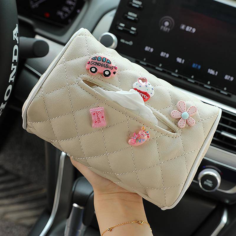 Hộp Đựng Khăn Giấy Kiêm Hộp Đựng Khăn Giấy Đa Năng Gắn Sau Lưng Ghế Xe Hơi