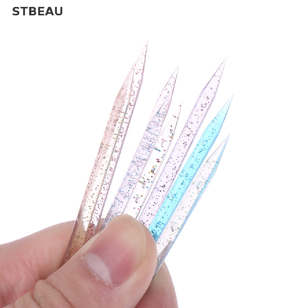 [Hàng mới về] Set 50 que gỗ hai đầu chăm sóc móng có thể tái sử dụng tiện dụng