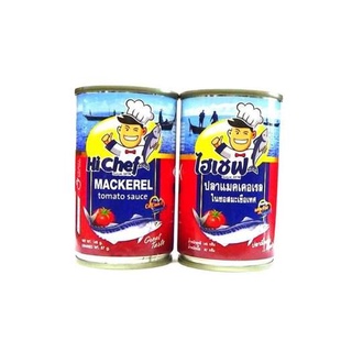 [Có sẵn] [Chính hãng] Cá Mòi Sốt Cà Hi Chef Thái Lan 155G [1 lốc 10 Hộp]