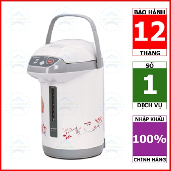 Bình thủy điện Sharp KP-Y32PV-CU, KP-Y32PV-RD (Điện tử, 3 lít, sôi nhanh, giữ ấm lâu, khoá trẻ em, nhập Thái Lan)