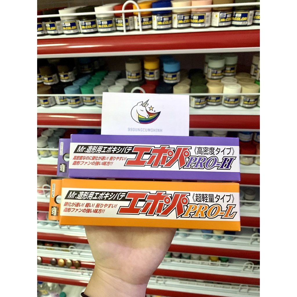 Tuýp nặn tạo hình, trám khe Mr Hobby Epoxy Putty Pro H/L 78g - dụng cụ mô hình