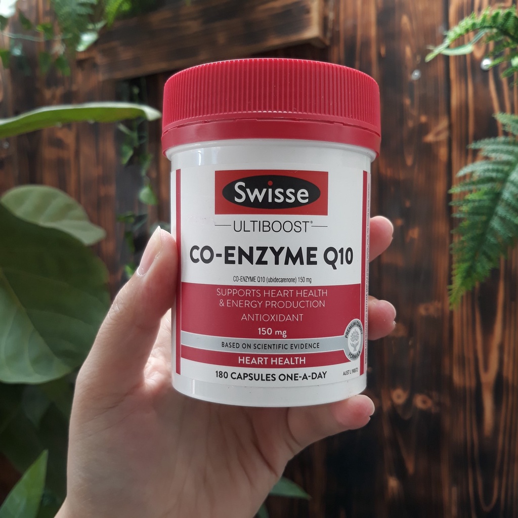 Swisse Viên Uống Hỗ Trợ Tim Co-Enzyme Q10 150mg 180 Viên