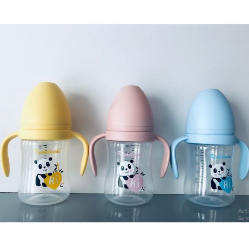 Bình Sữa PP cổ rộng 180ml Kichilachi KICHI