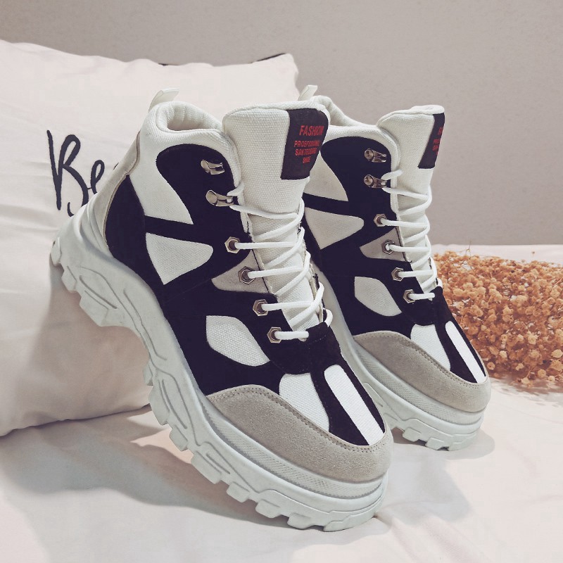 Giày boot Martin cổ cao phong cách Retro thời trang nam 2019 | BigBuy360 - bigbuy360.vn