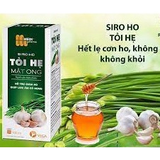 Siro TỎI HẸ MẬT ONG chai 100ml hỗ trợ giảm ho, cảm cúm