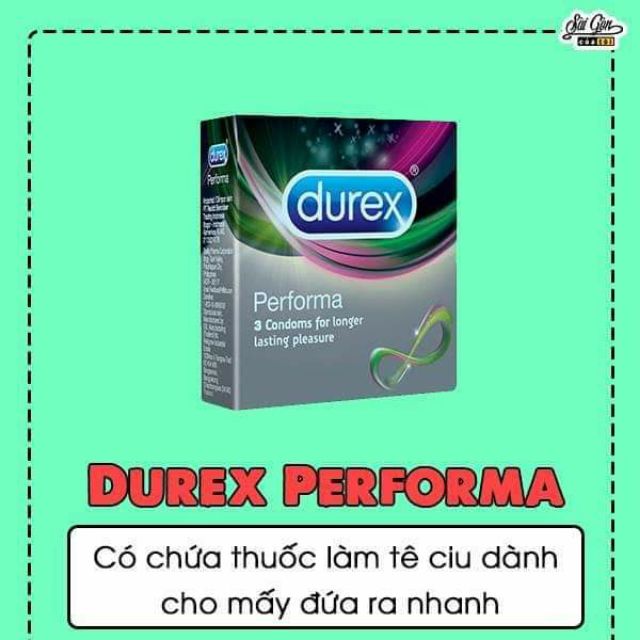 Combo 2 hộp bao cao su Durex Pleasure Max + Durex Performa Gân Gai - Kéo dài thời gian