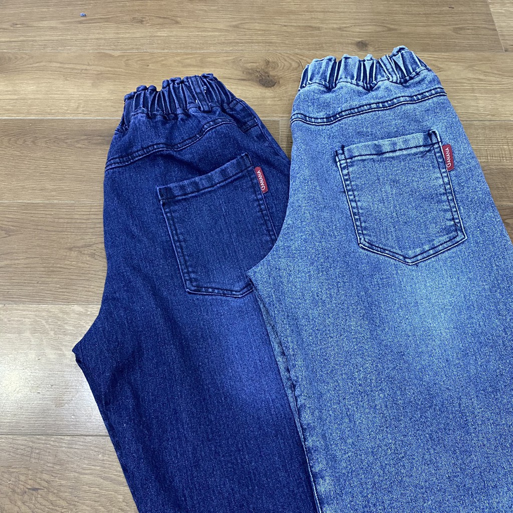 SalessQuần Jeans nữ lưng thun cao (40kg-68kg)