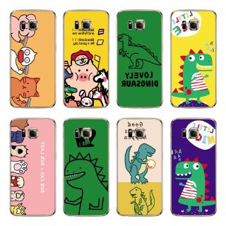 Ốp điện thoại TPU mềm in hình vẽ động vật dễ thương cho Samsung Galaxy S6 Edge Plus /S5 /S4/i9600 /i9500