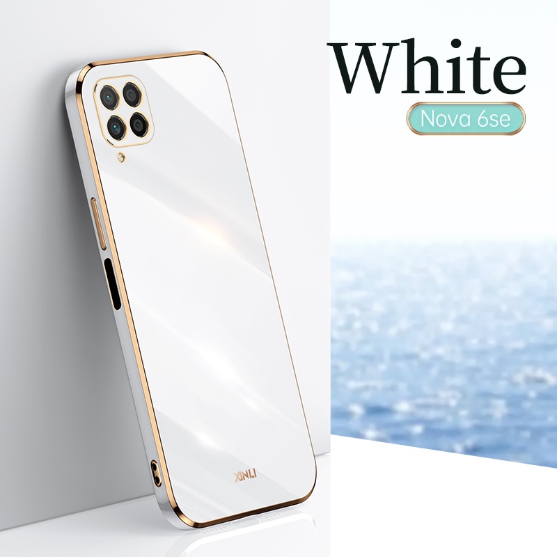 Ốp Điện Thoại Khung Vuông Sang Trọng Cho Huawei Nova 8i 7i 3i 7SE 6SE 5T