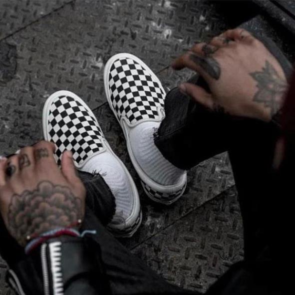 Giày nam nữ vans caro , giày thể thao sneaker bata học sinh không lỗi mốt