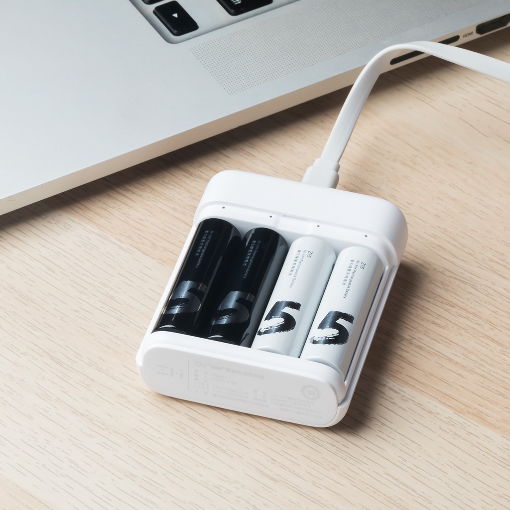 Bộ sạc pin AA/AAA Xiaomi PB401 kèm Pin sạc AA Xiaomi Zi5