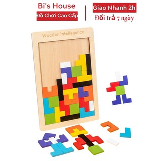 Đồ Chơi Gỗ Winwintoys 67152 - Xếp Gạch Nhỏ
