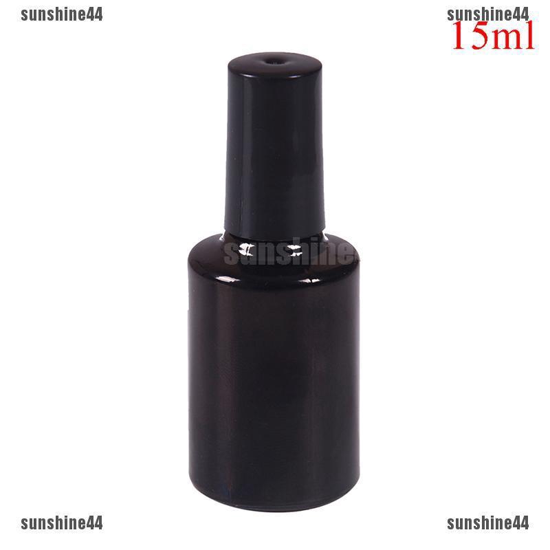 Lọ Thủy Tinh Rỗng Đựng Nước Sơn Móng Tay 10 / 15ml Kèm Cọ Tiện Dụng