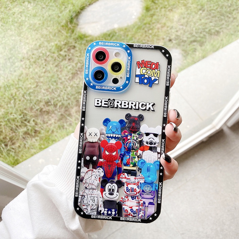 Ốp Điện Thoại In Hình Chuột Và Gấu Ngẫu Nhiên Cho iPhone 12 13 11 Pro Max X Xs Max Xr 6633