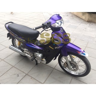 Trọn bộ dàn áo nhựa xe Wave ZX , Wave Anpha, Wave Thái đời 1997 đến 2006 - Màu CÀ TÍM -S2104