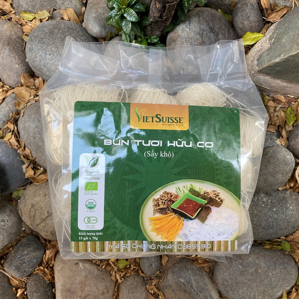 Bún tươi hữu cơ sấy khô Vietsuisse 1kg