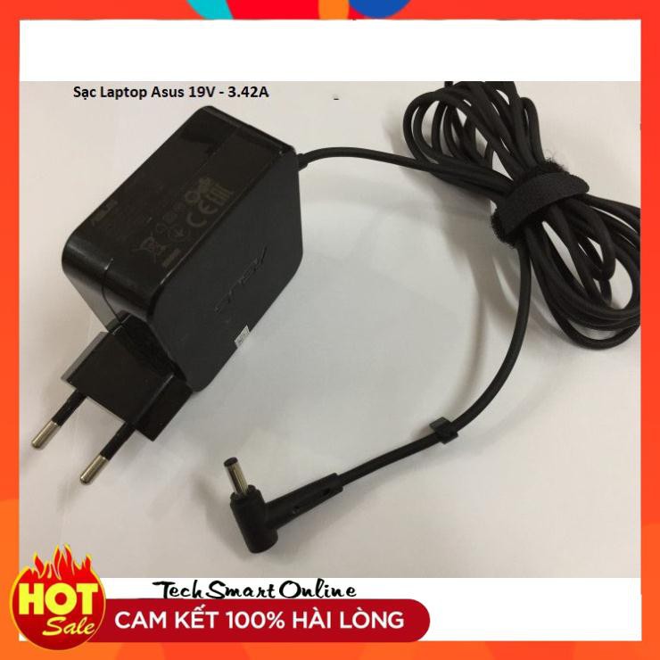Sạc Adaptor Asus 19V-3.42A 65W Đầu số 4  Jack cắm loại chân nhỏ Hàng zin