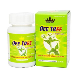 (Mẫu mới 40 viên) Viên uống Qee tree Kingphar Hỗ trợ điều trị trĩ, táo bón