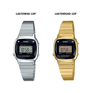 [Mã LT150 giảm 150k đơn 699k] Đồng hồ Casio chính hãng nữ dây thép LA670WAD