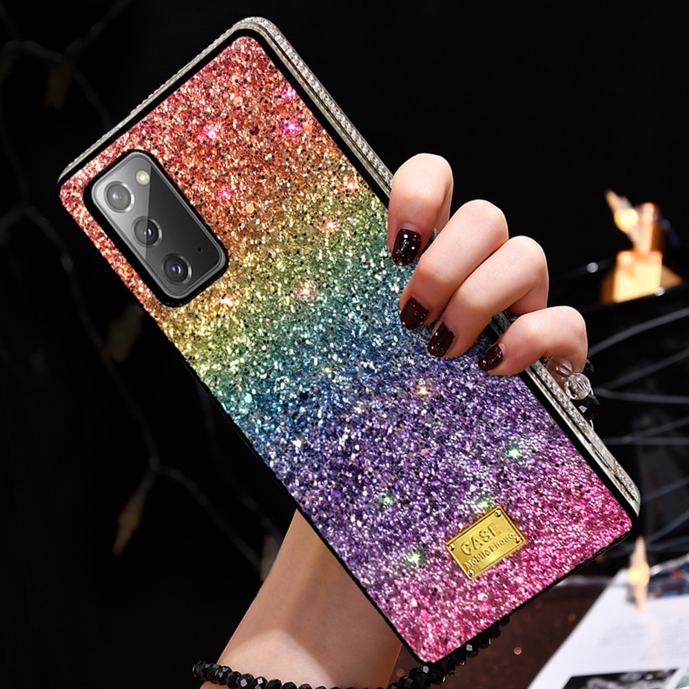 Ốp Điện Thoại Đính Đá Sang Trọng Cho Samsung Galaxy S22 S10 S21 Plus Note 20 Ultra 10 Plus A51 A71 M21