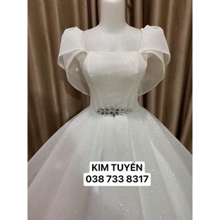Váy cưới cao cấp màu  trắng