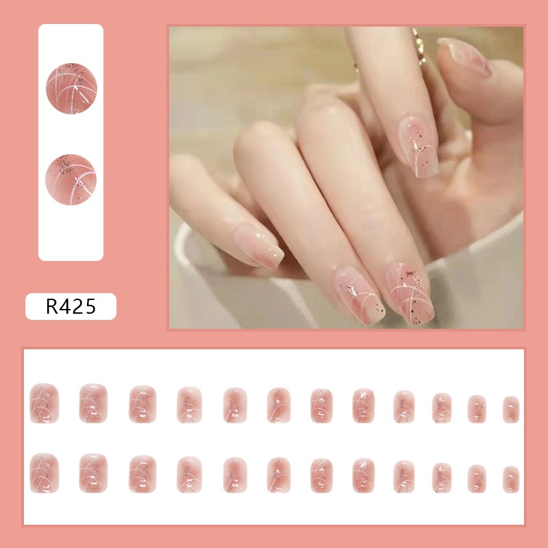 Móng giả mã hot kèm keo làm nails ABa Store