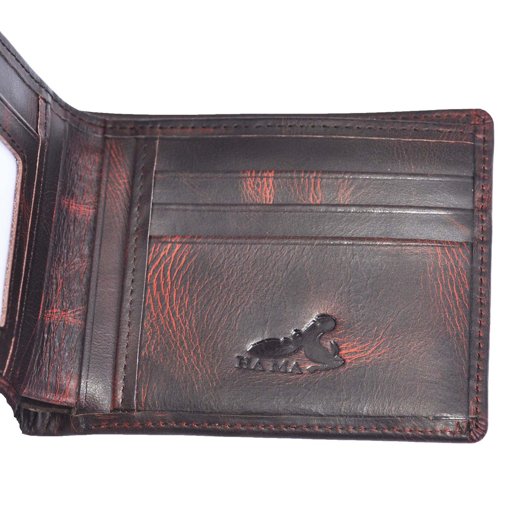 Ví nam da bò thật 100% da Pullup cao cấp